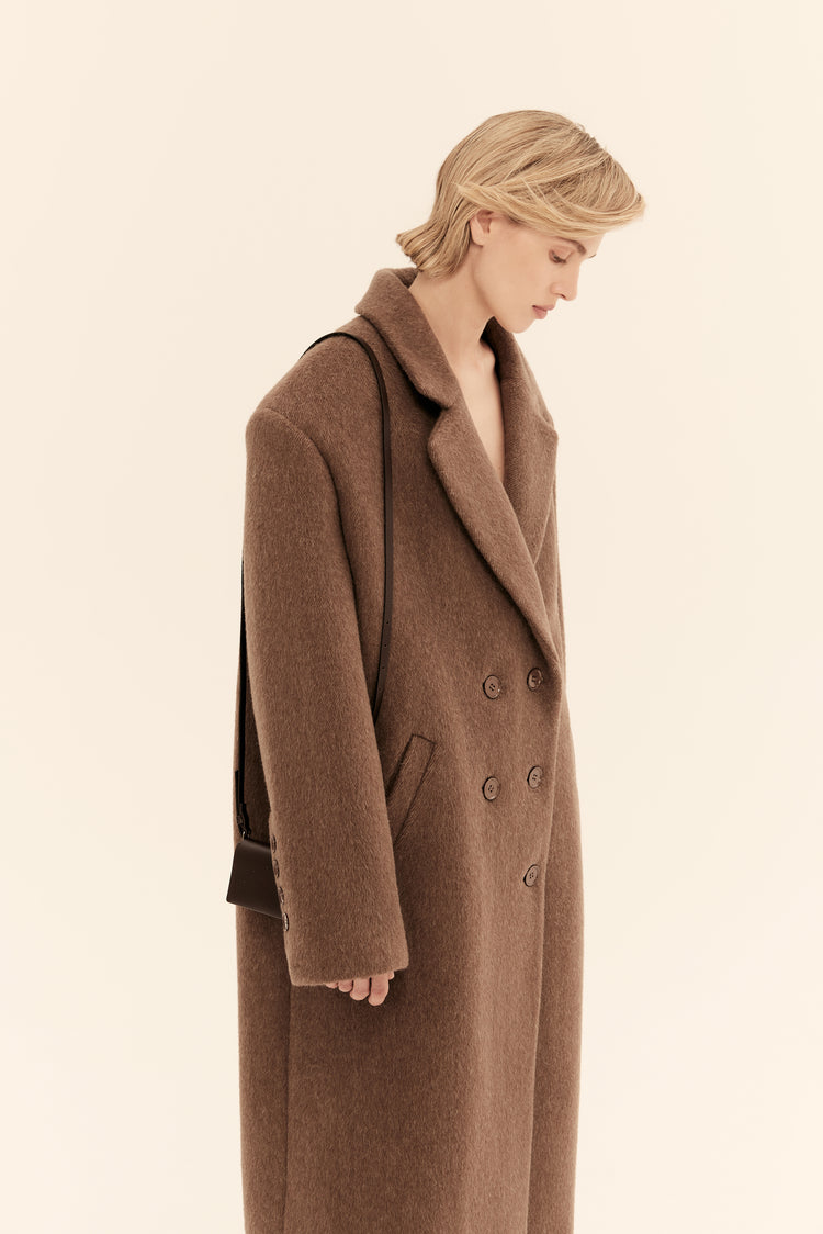 Bulky coat (((I can afford it))), chocolate