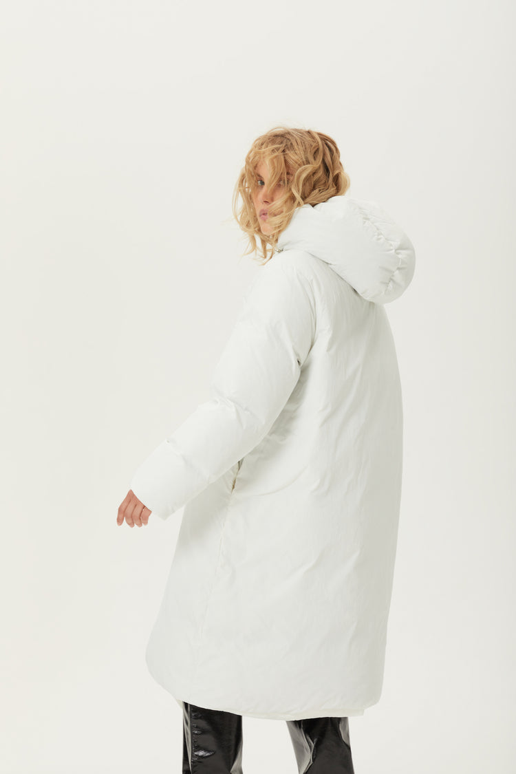 Puffy jacket-blanket (((Milky way))), milky white