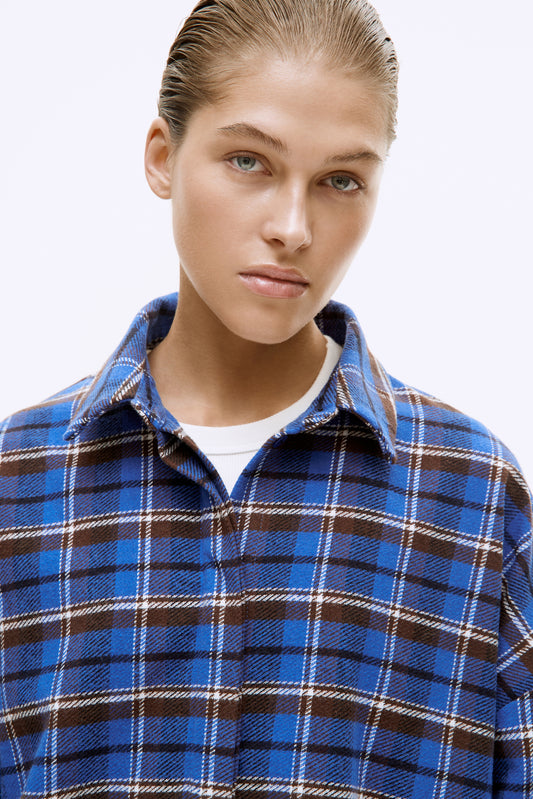 Checkered Shirt (On Chill), blue